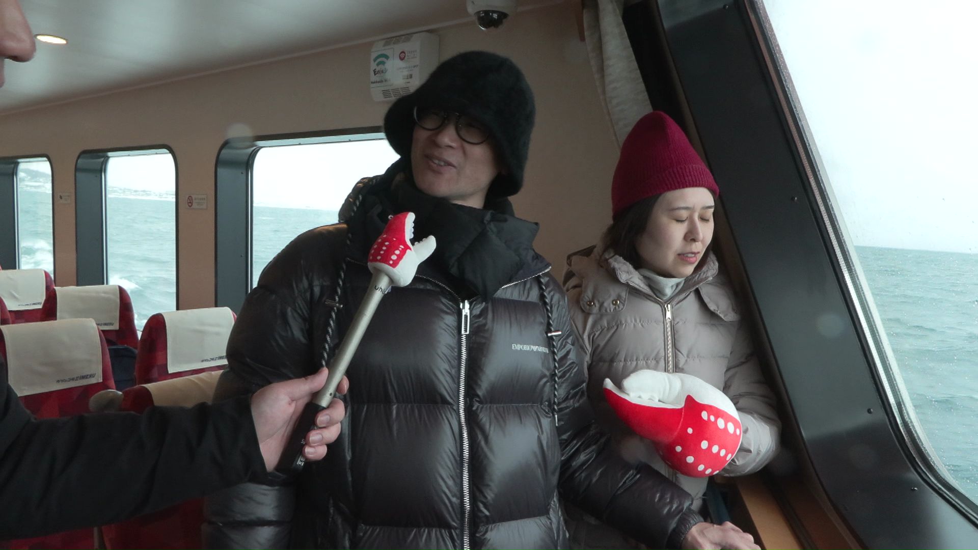 東京から来た観光客