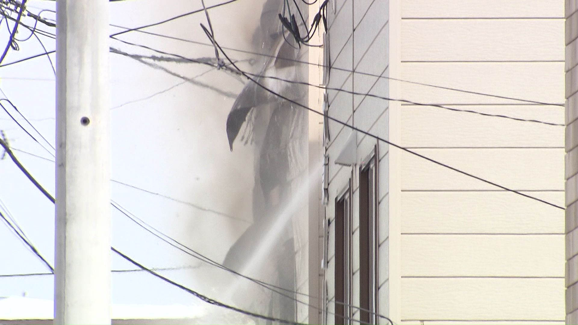 札幌市西区で火災