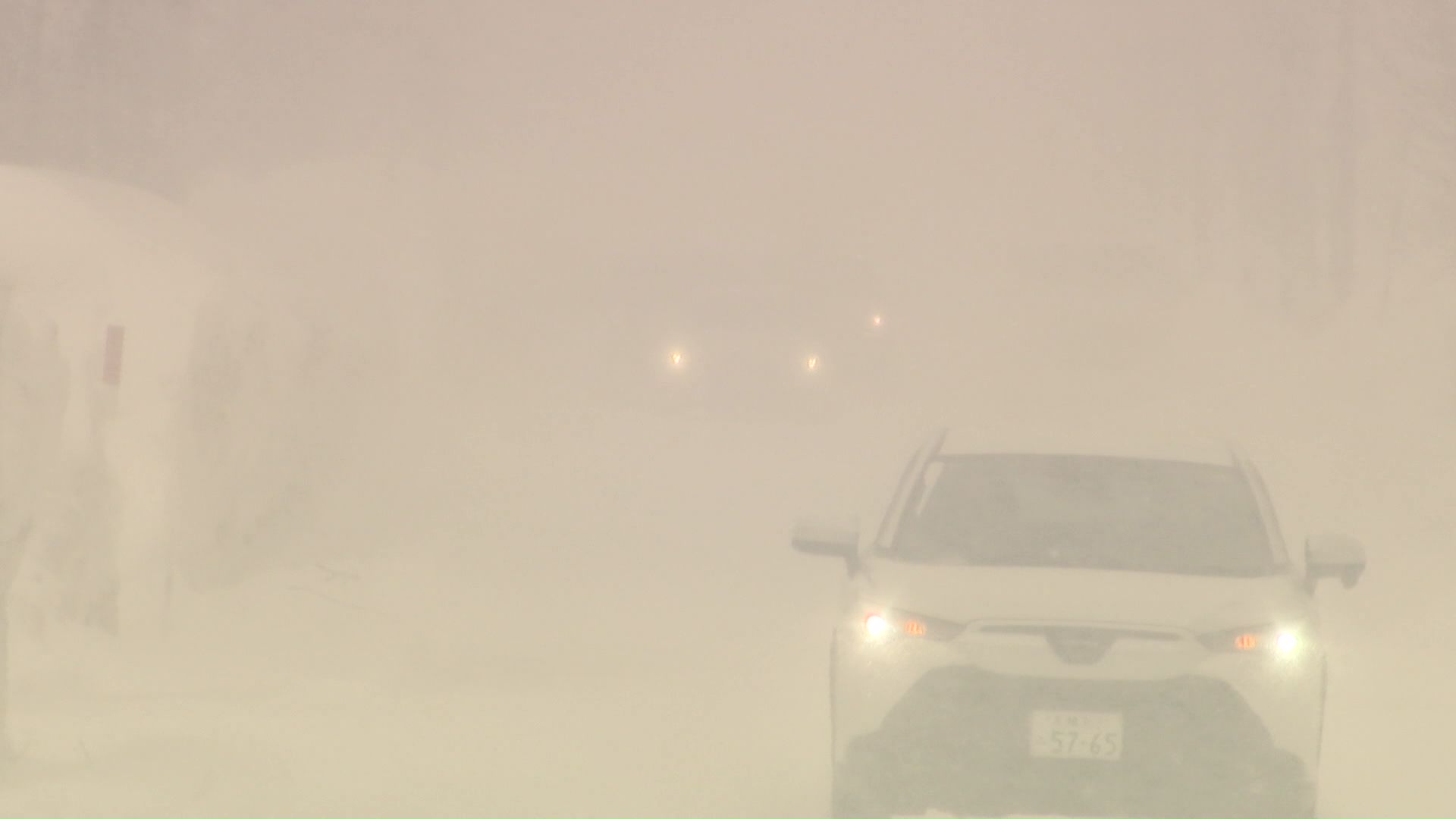 2月19日、再び札幌は猛吹雪に
