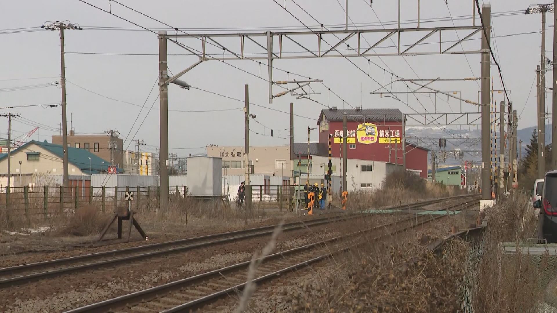 踏切事故があった現場