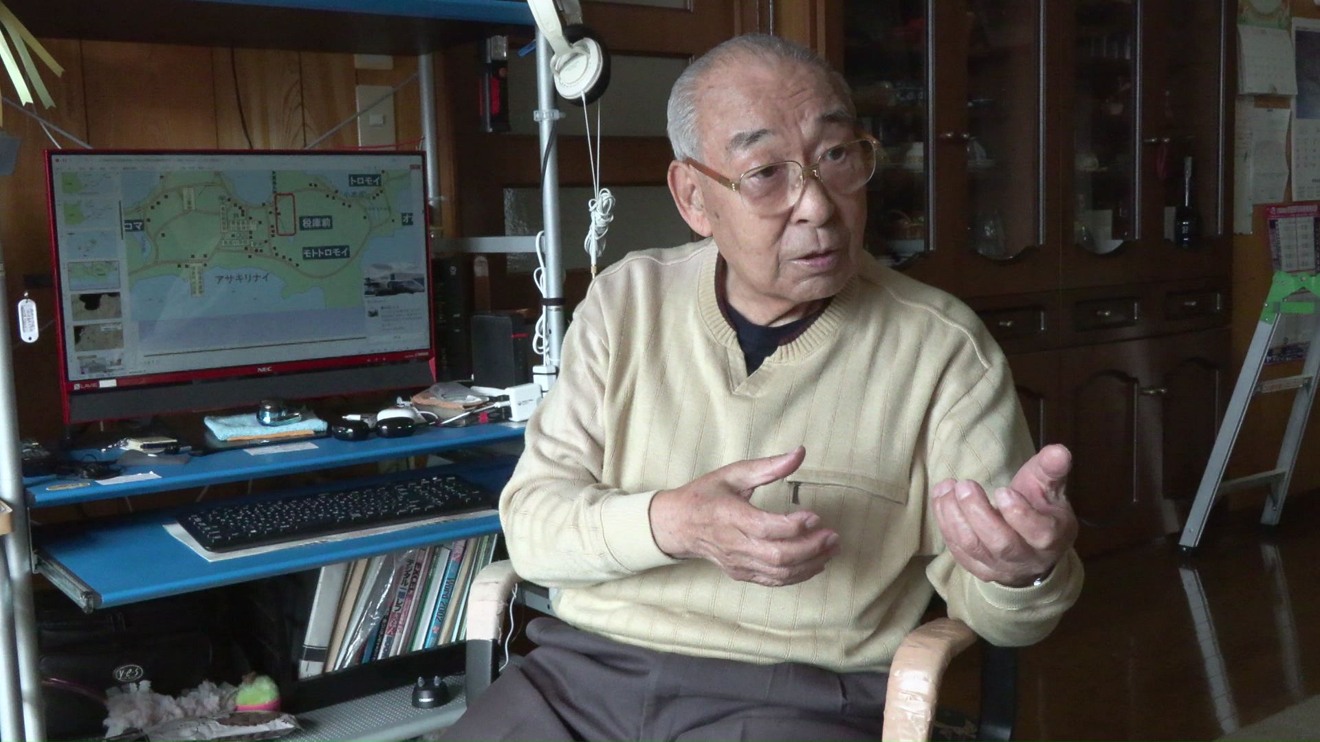 約80年前にソ連兵に銃口を向けられた角鹿さん