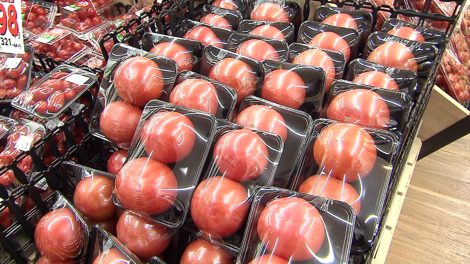 ミニトマトもお得な価格に