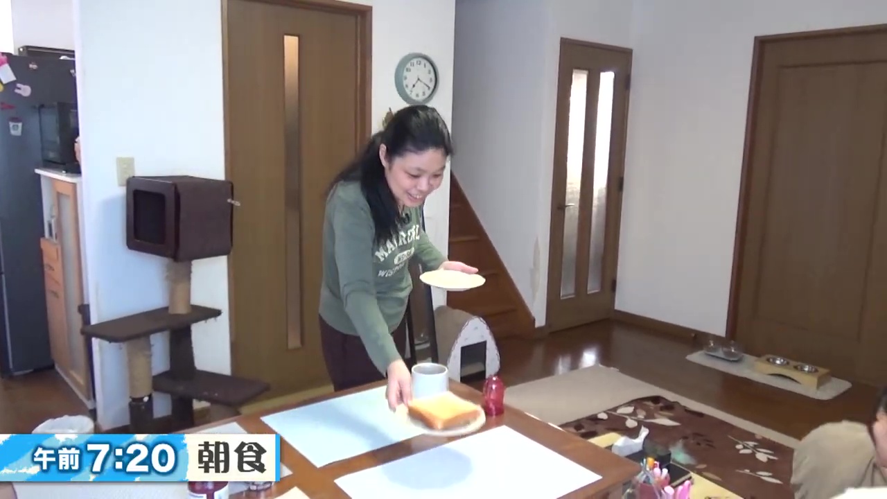 朝食はトーストが定番