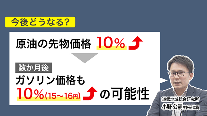 ガソリン価格について専門家は