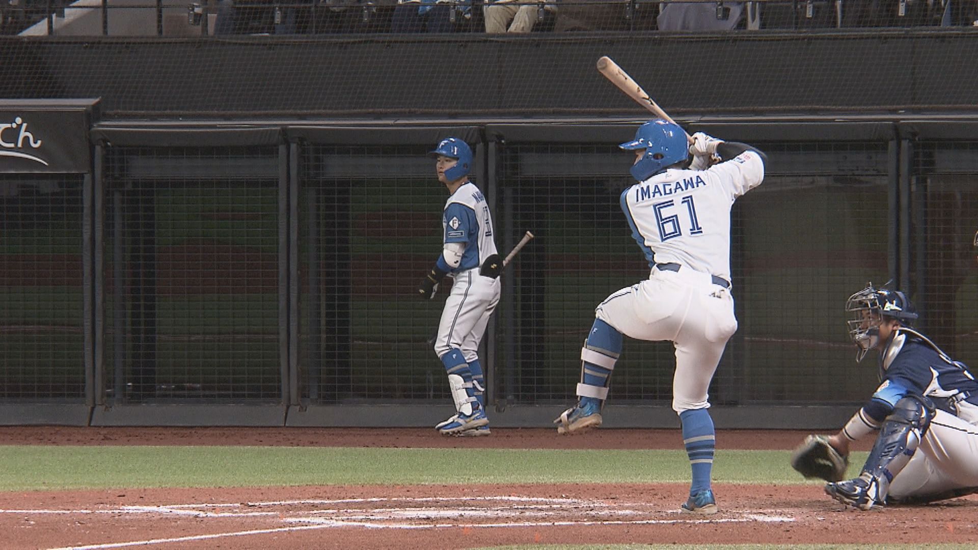 7回にソロホームランを放った今川優馬選手(29)