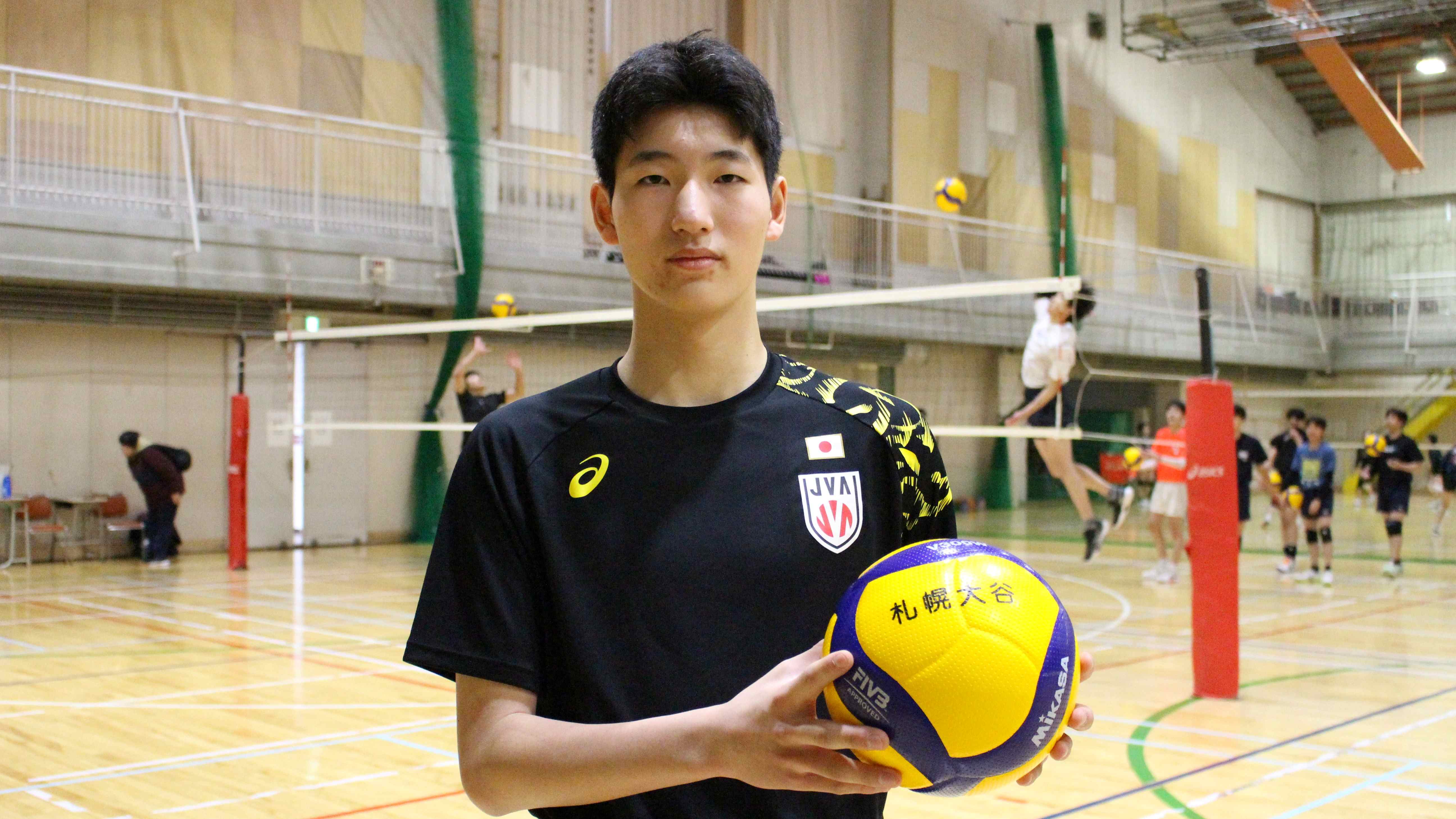 全国中学選抜の主将を務めた札幌大谷中・小西出隼翔さん