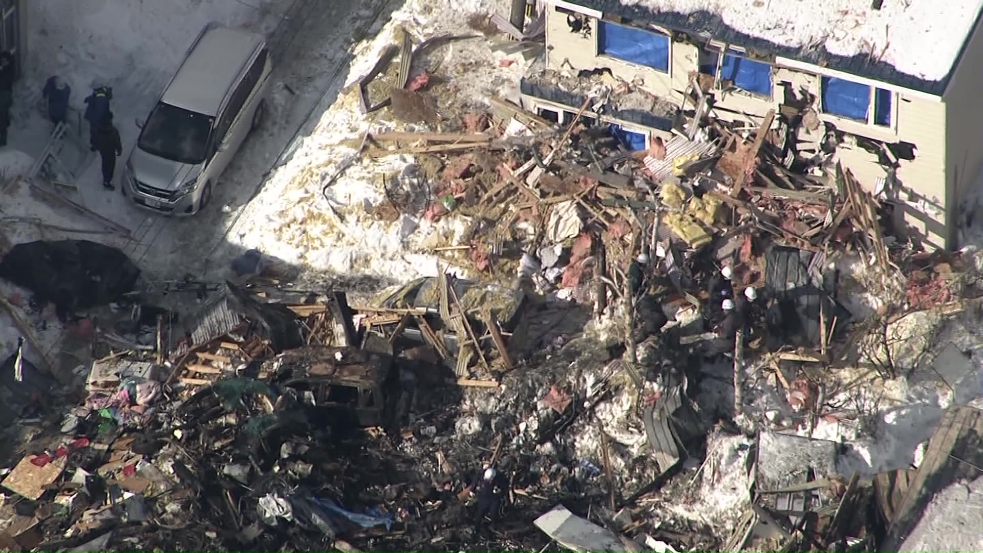 爆発の現場 爆発があった家のガス管は40年前のもの