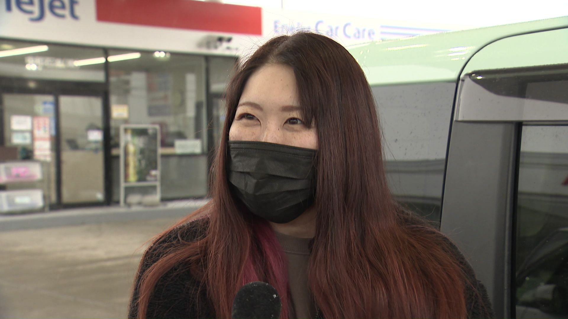 給油に来た札幌市民