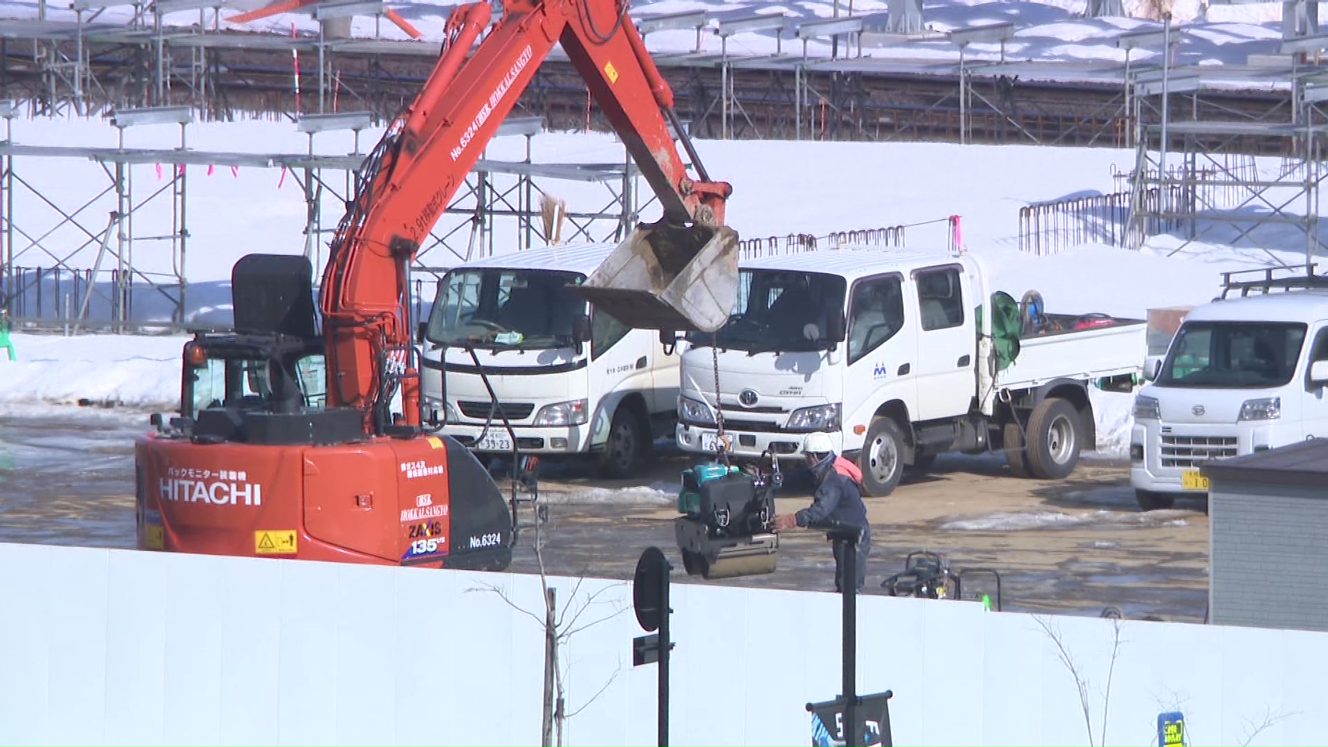 建設現場の様子