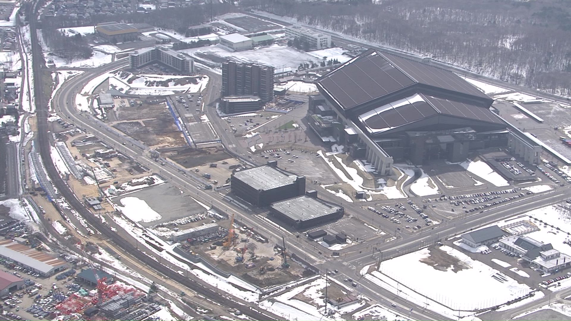 タワーマンションの建設が進む