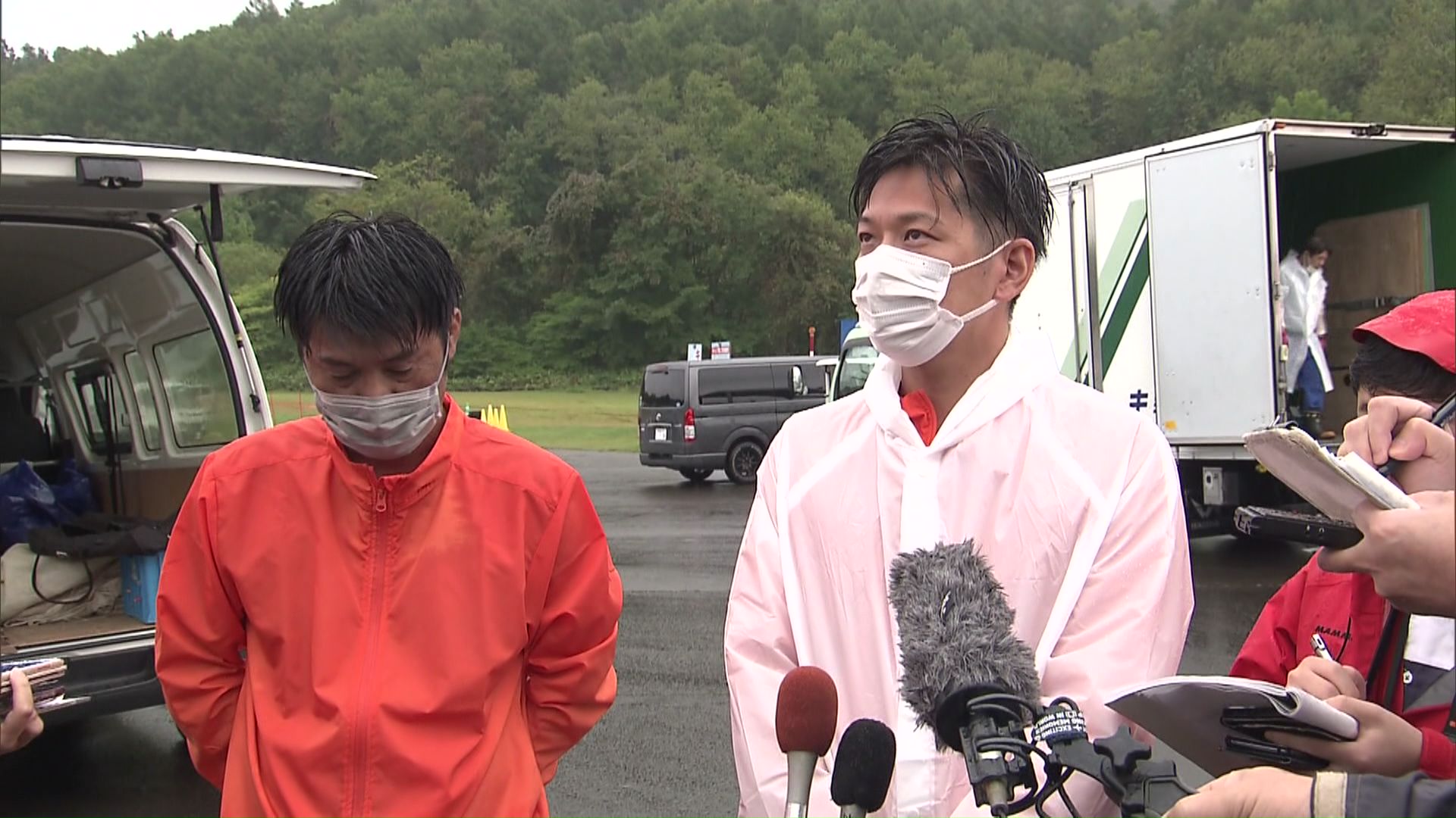 坂上裕一被告（46）と九谷田聡被告（48）