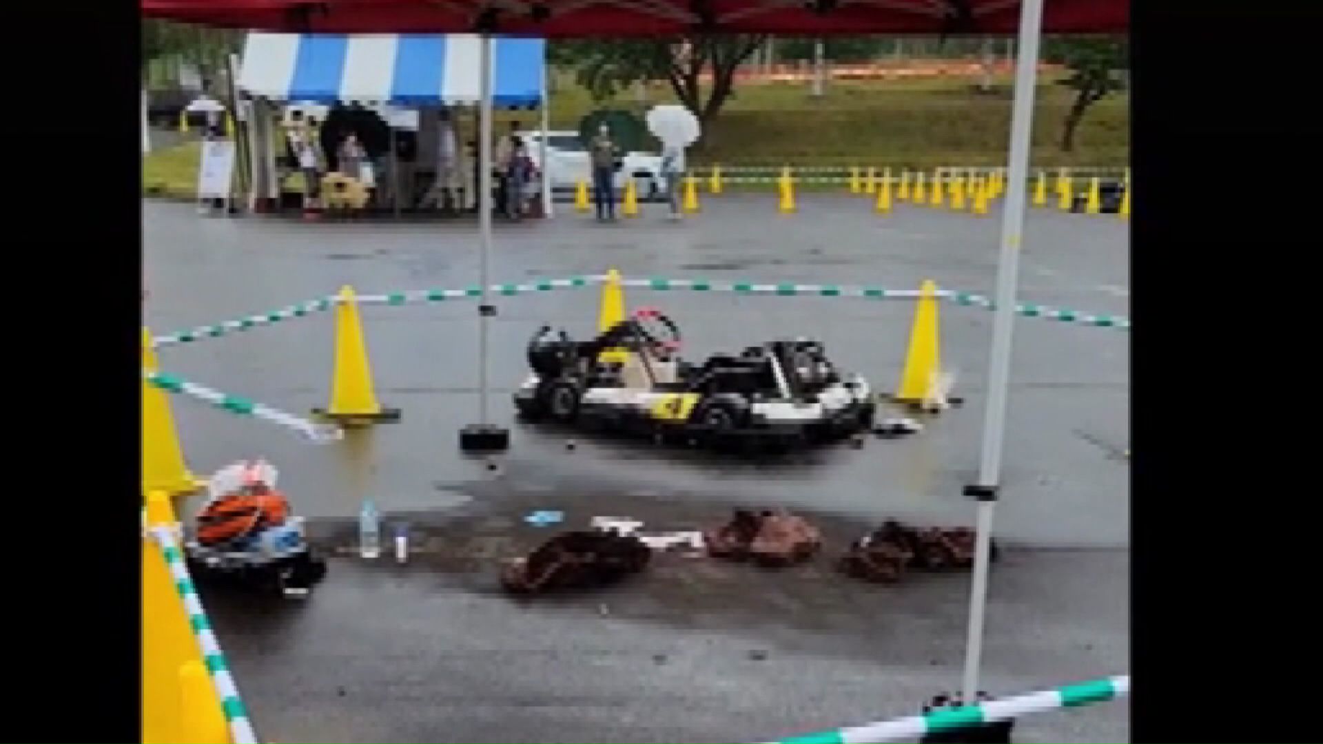 事故があった現場(撮影:視聴者)