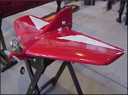 廃線路上に落下した「無線誘導標的機」（提供：第7師団司令部）