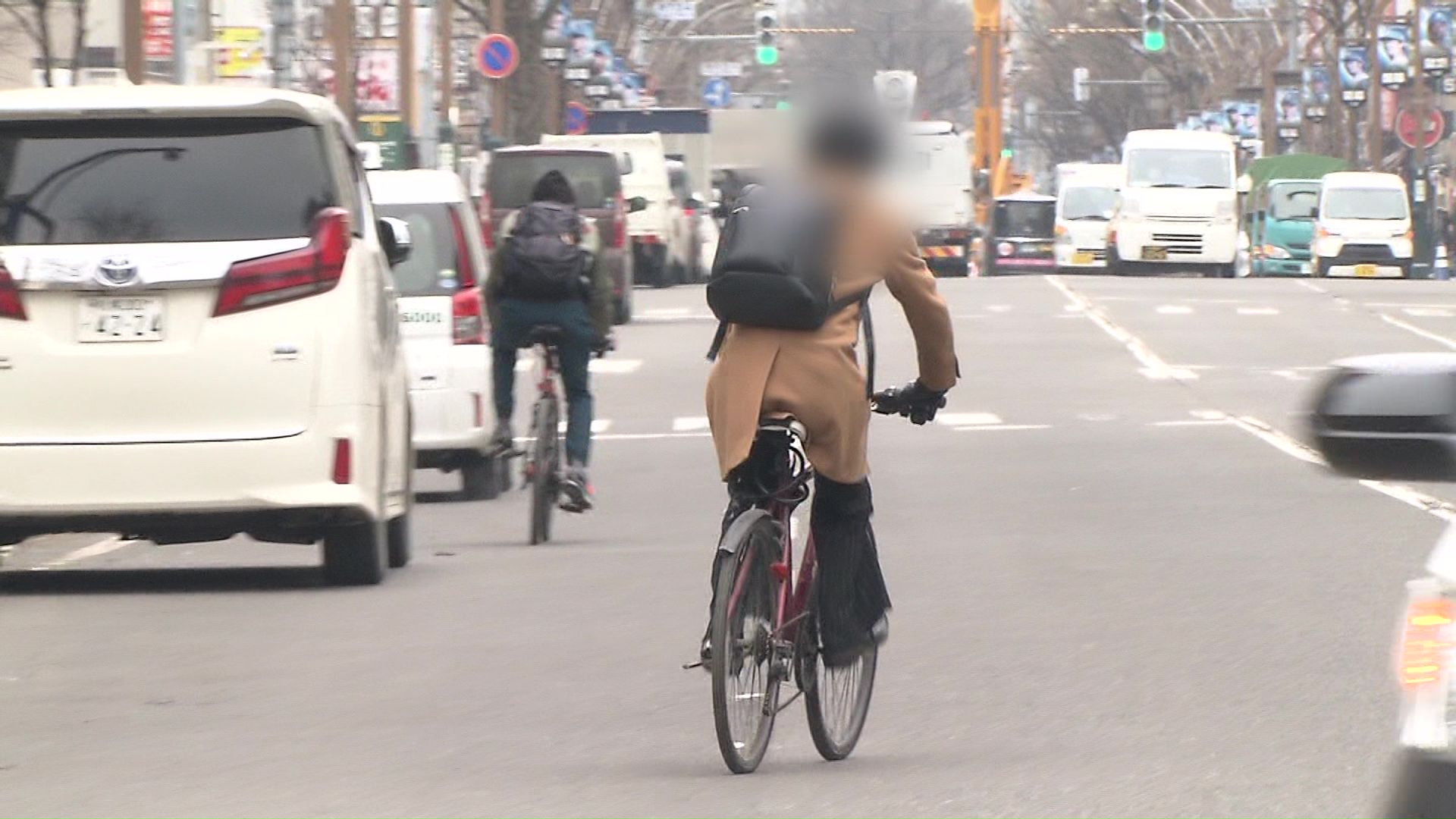 危険な自転車走行があふれている