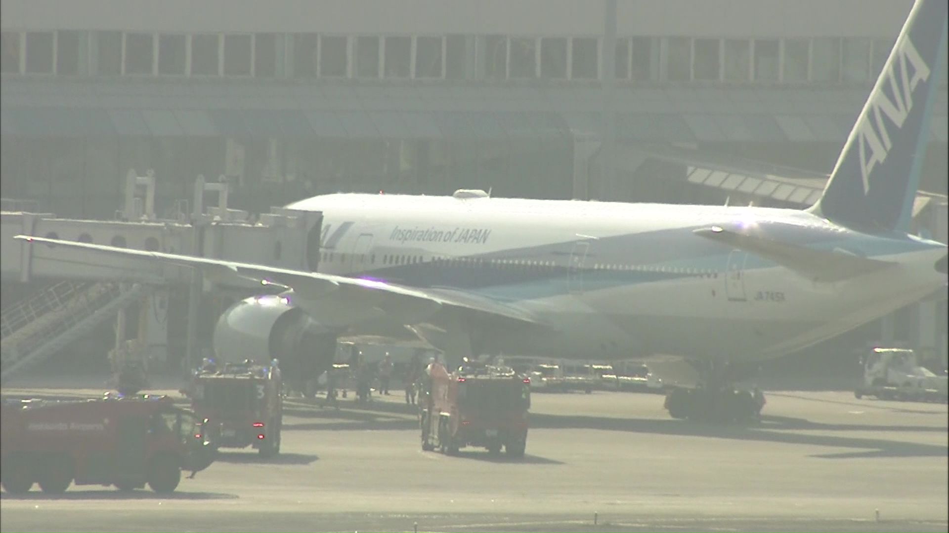 新千歳空港に緊急着陸した全日空65便