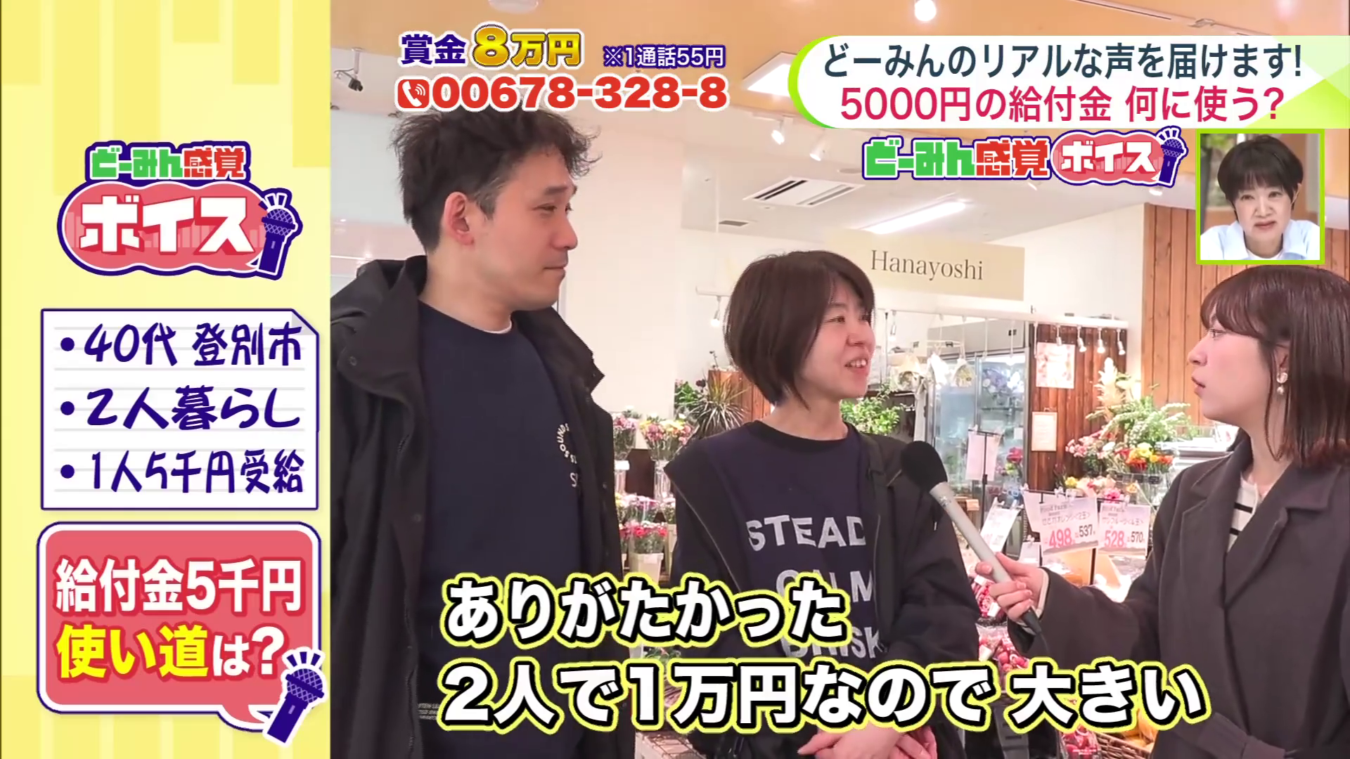 登別市民 40代夫婦 2人暮らし