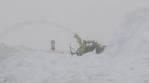 除雪作業の様子