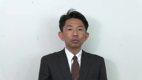 市政への決意を語る上野氏