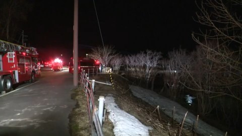 男性が行方不明となった現場(12日)