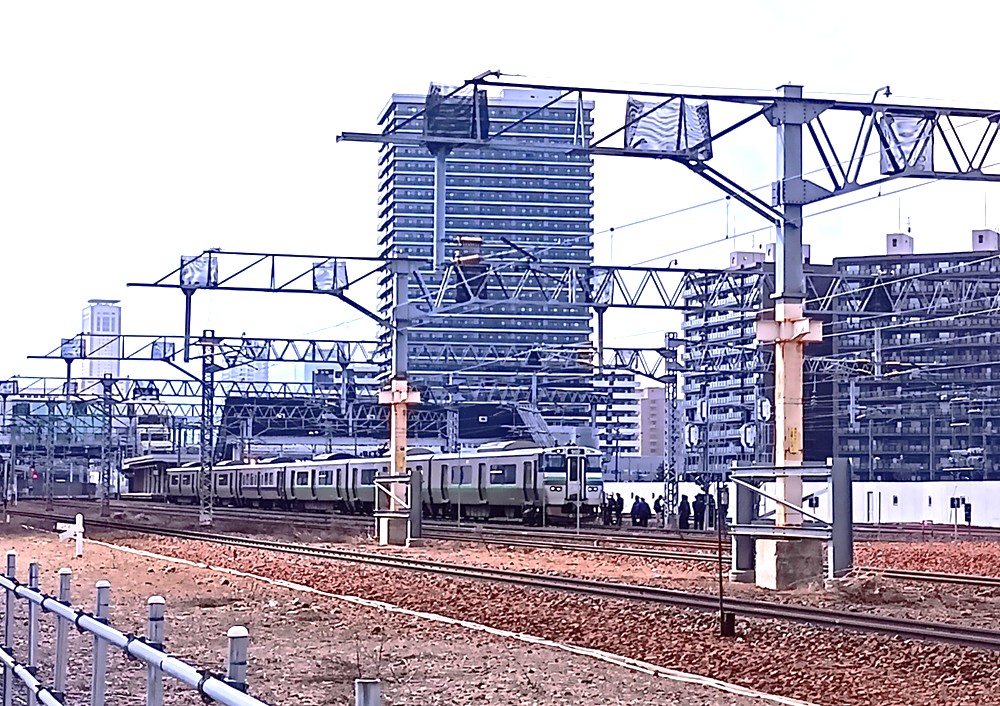 人身事故があった現場付近