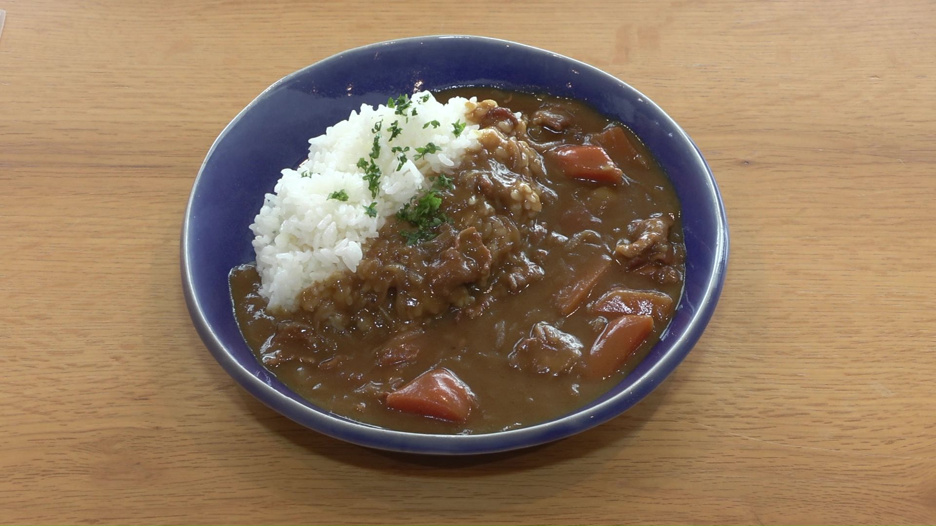 特産たまねぎをふんだんに使ったカレー