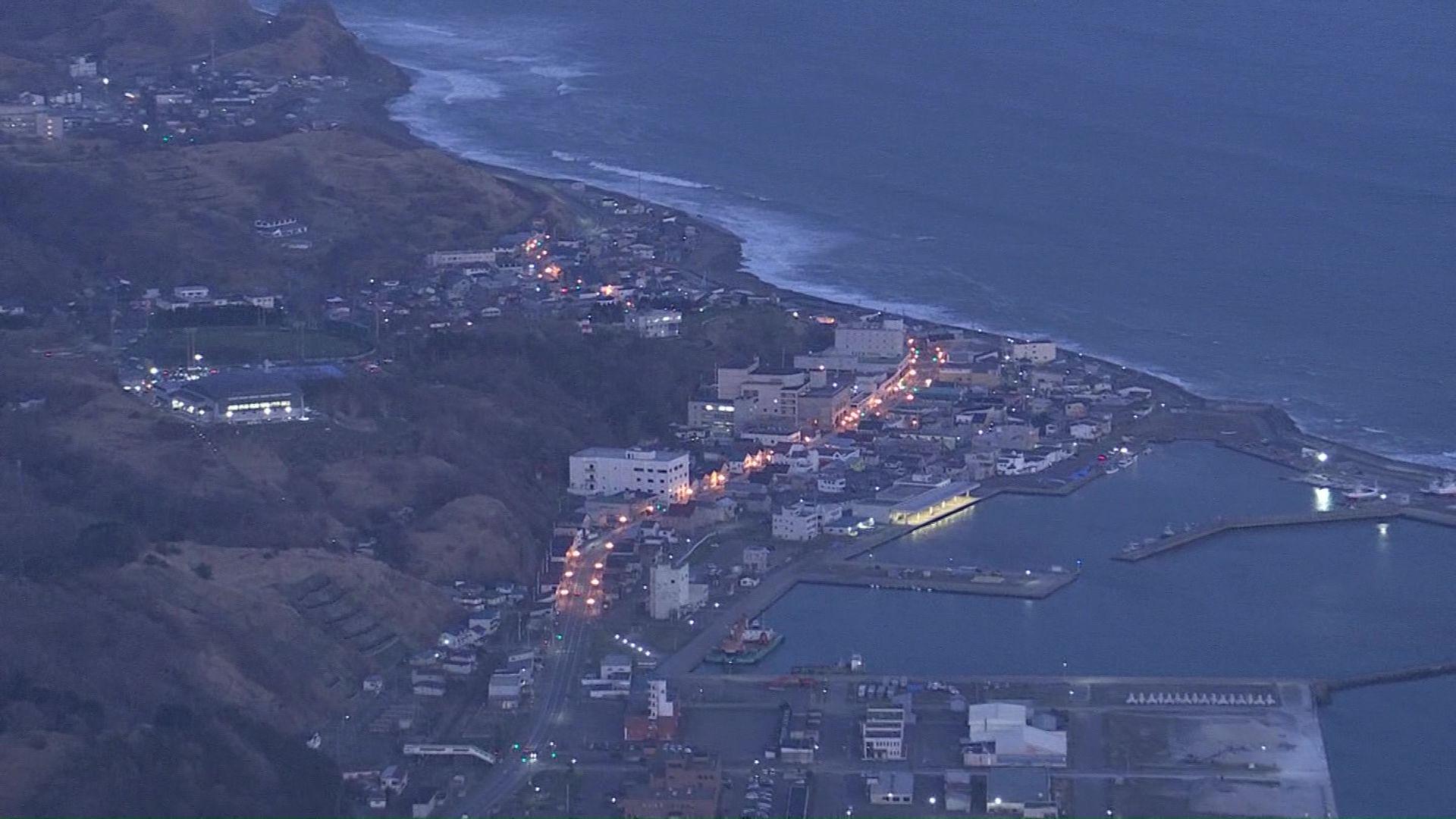 40センチの津波を観測した浦河町