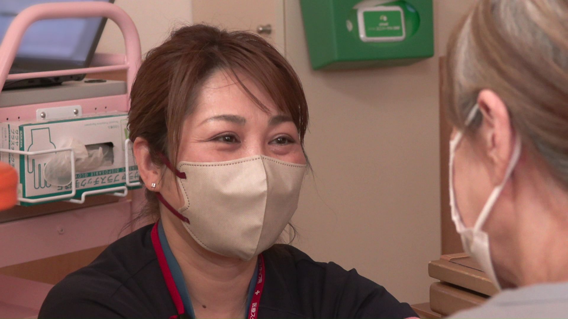 患者さんとのコミュニケーションの様子