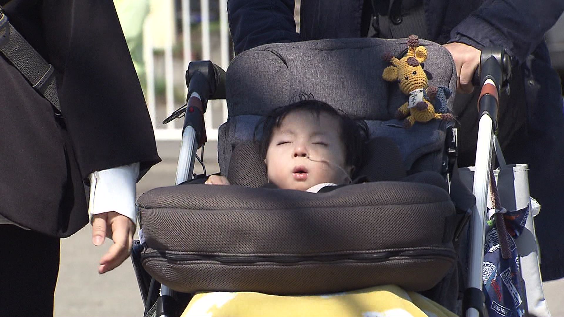 小学校へ向かう大和くん