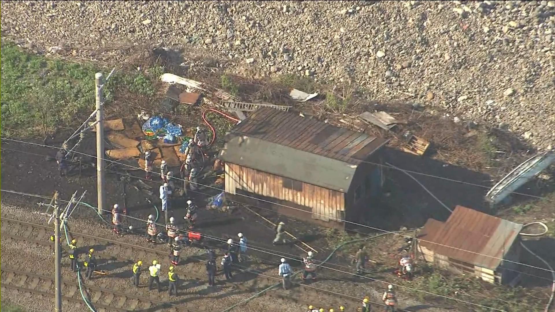 火事があった現場