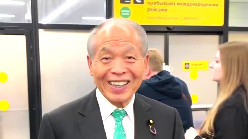 ロシア入りした鈴木宗男参議院議員