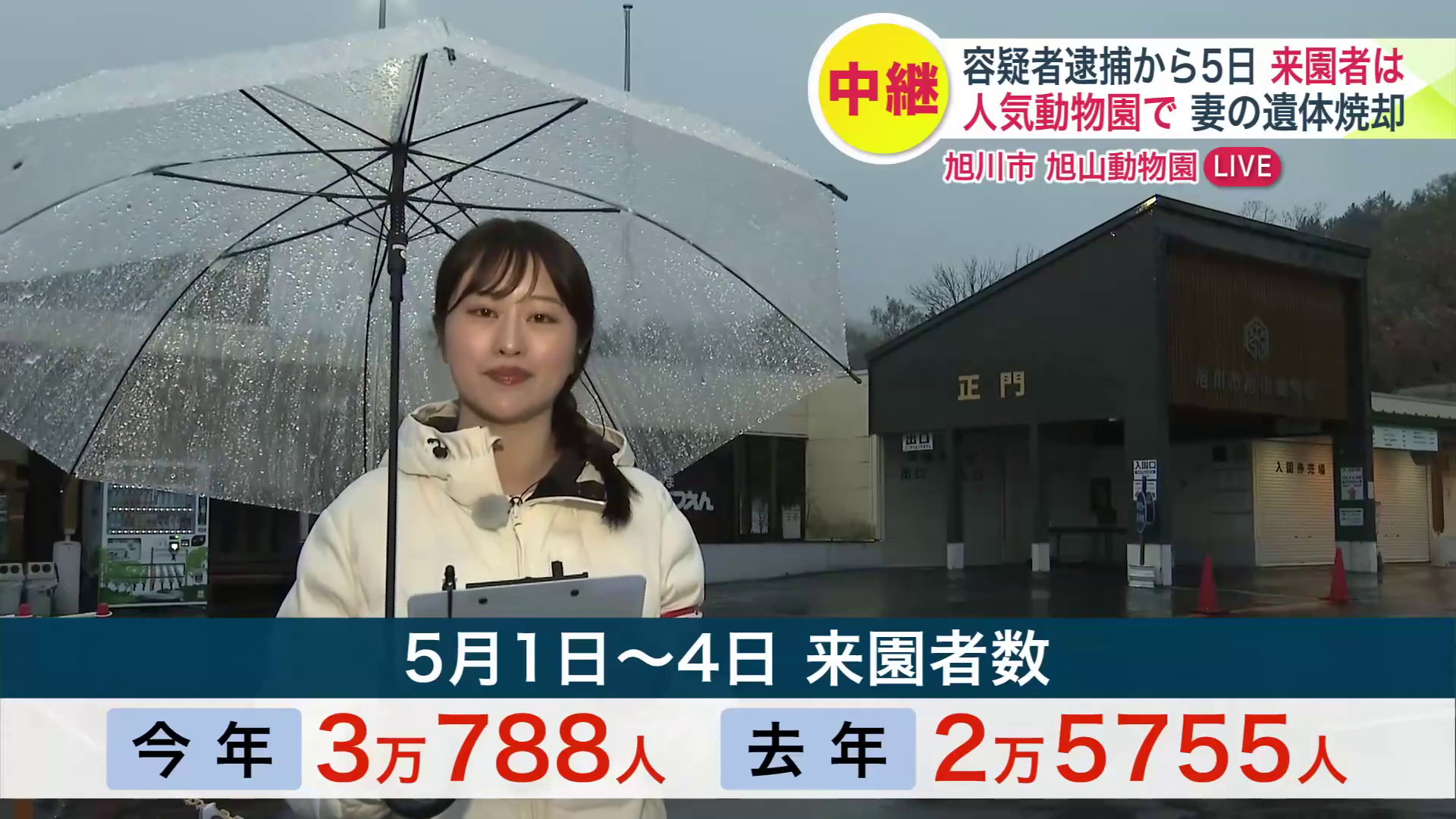 4日間の来園者数は昨年を上回った