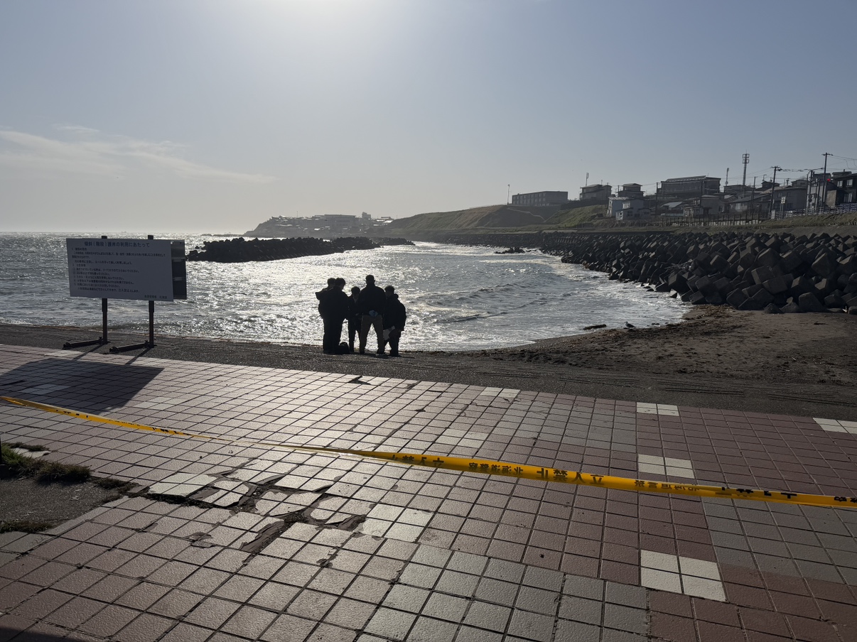 遺体がみつかった現場(釧路市千代の浦)