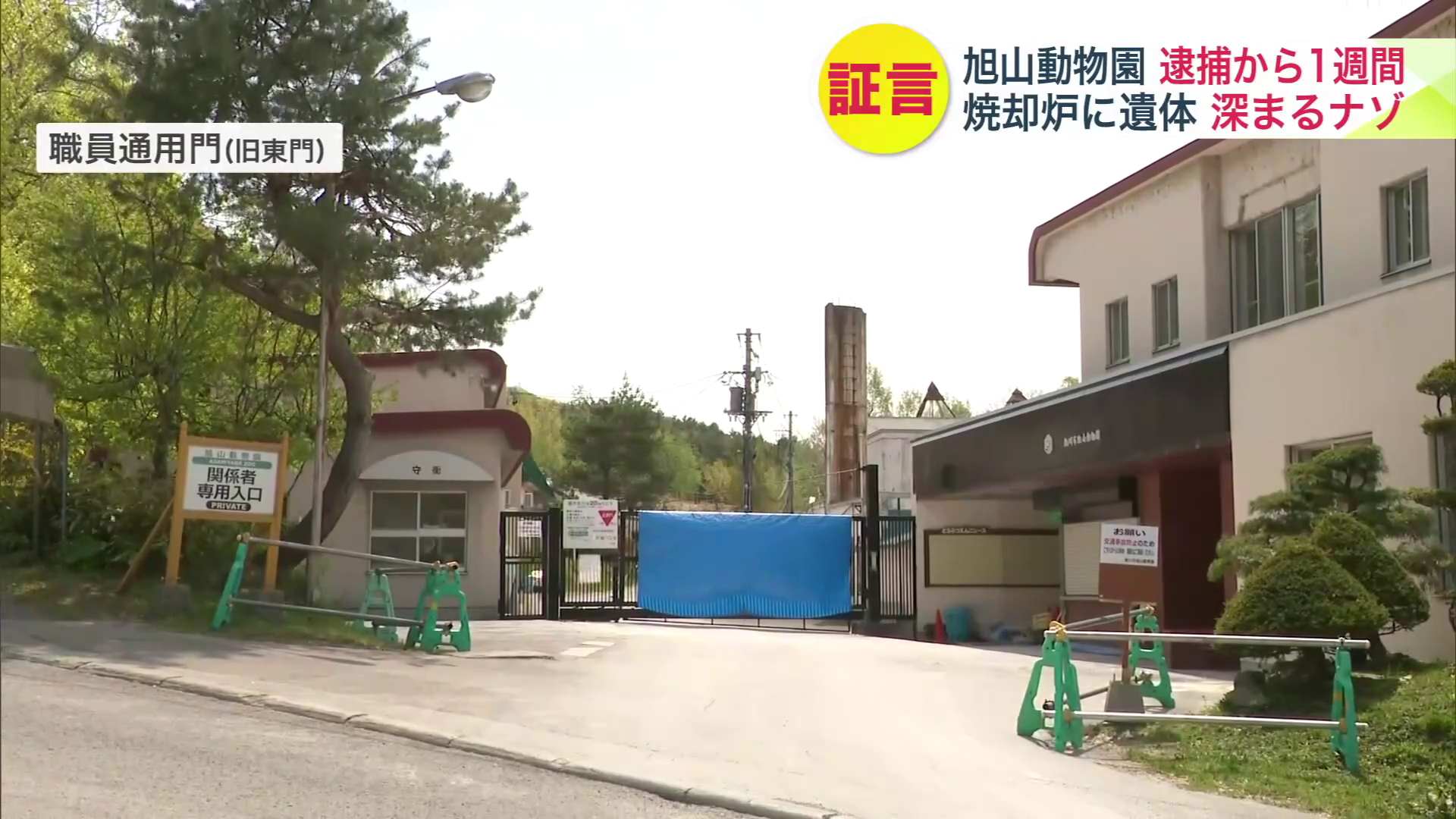 職員通用口(旧東門)