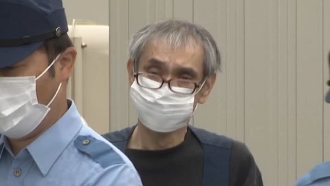 送検される市橋宣容疑者