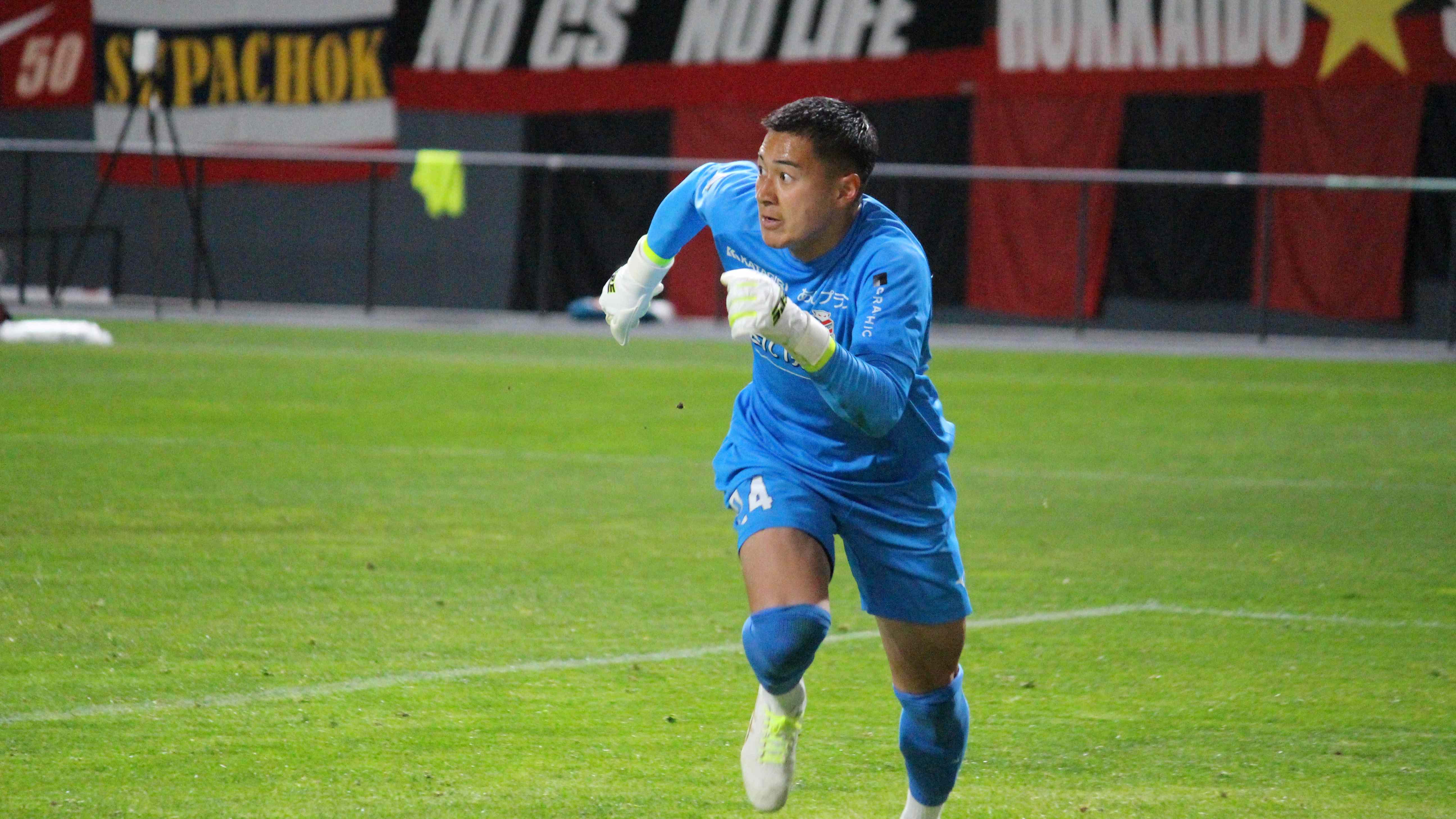 期限付きでの加入ながら今季17試合に出場しているGK田川知樹