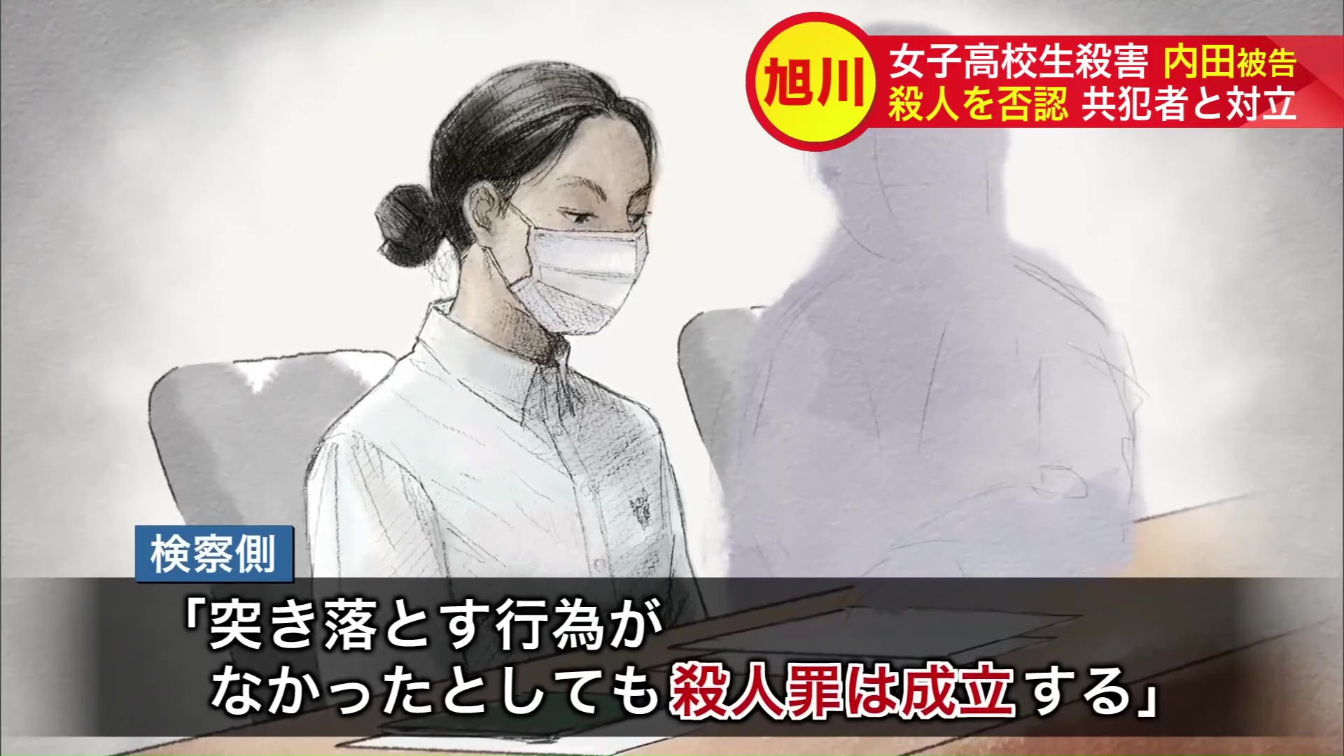 検察側は「突き落とす行為がなかったとしても殺人罪は成立する」と主張