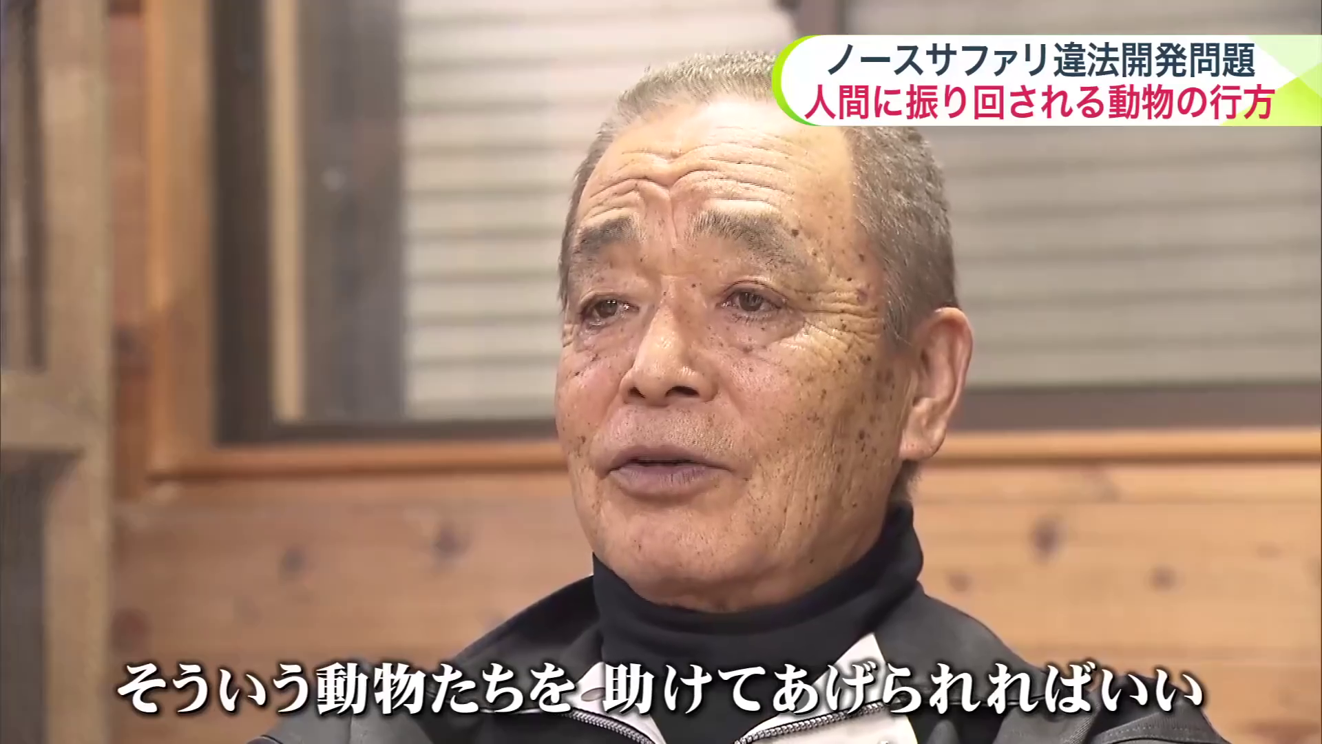 「動物たちを助けてあげられれば」と思いを語る山本園長