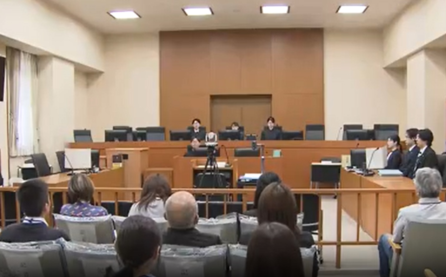 旭川地裁で開かれた裁判