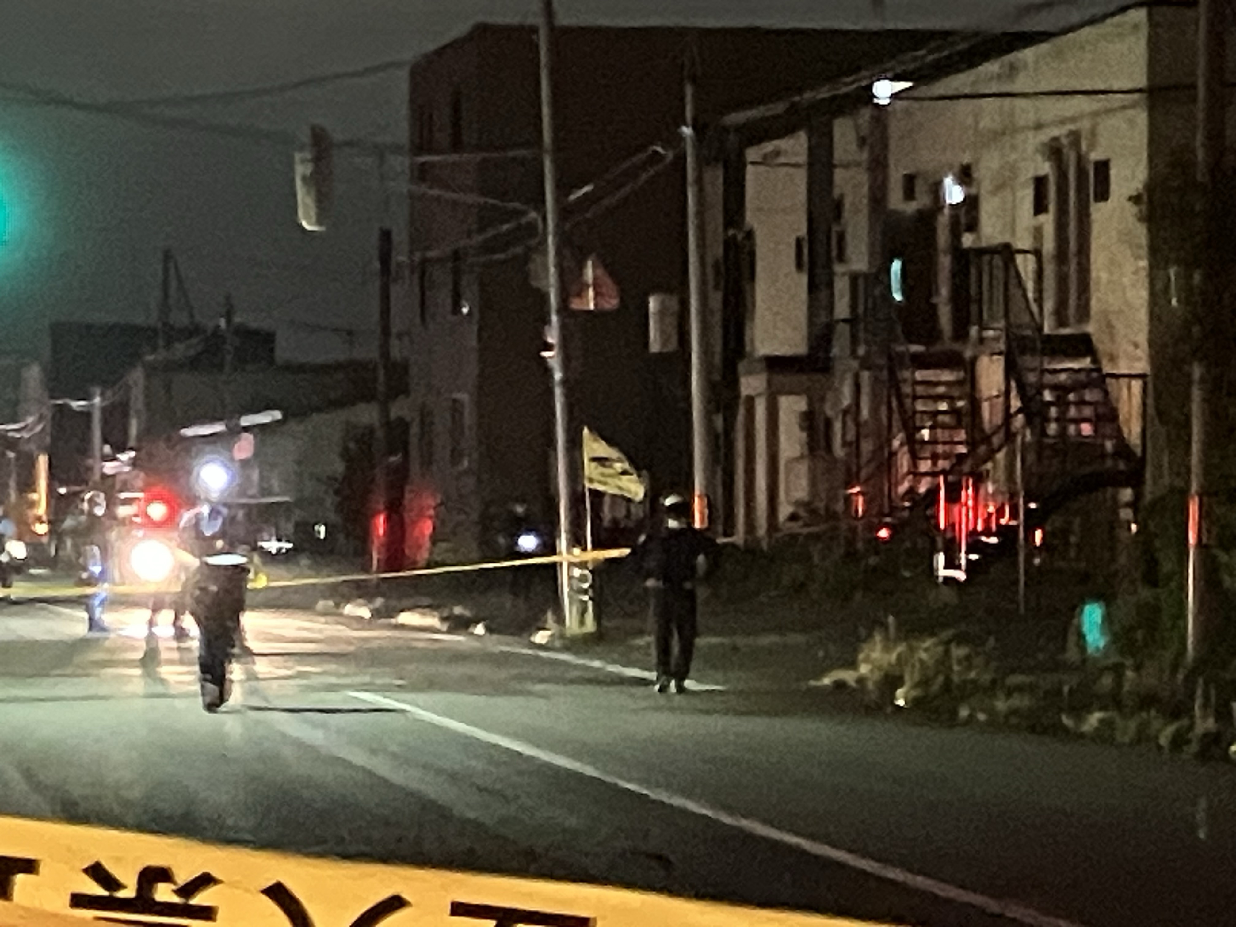 事件があった北海道千歳市の現場