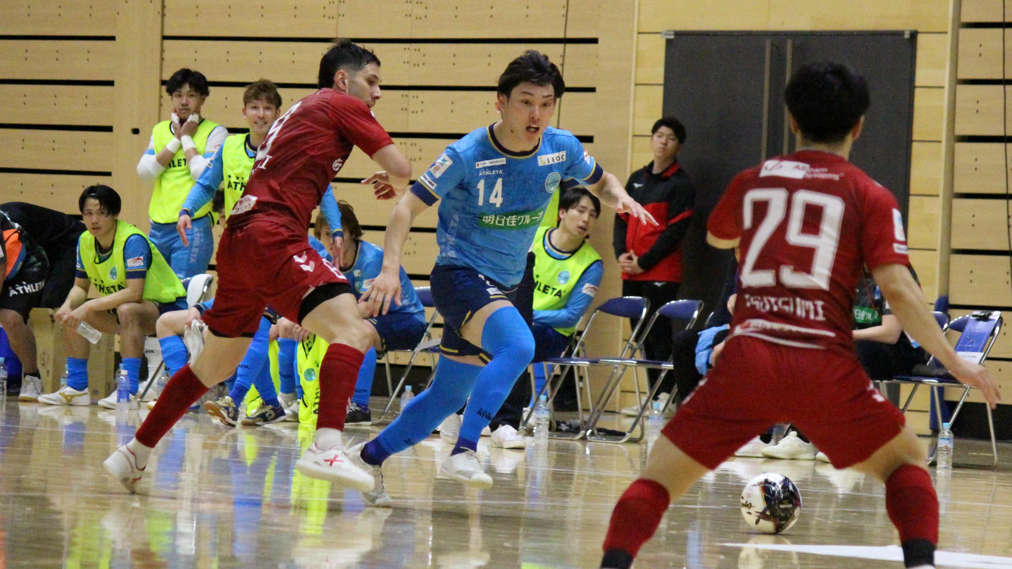 【フットサル】エスポラーダ北海道、昨季Fリーグ王者・名古屋に敗れる　菅原がチーム初ゴールも流れを取り戻せず　平山監督「すべてのプレーにおいて相手が上回っていた」