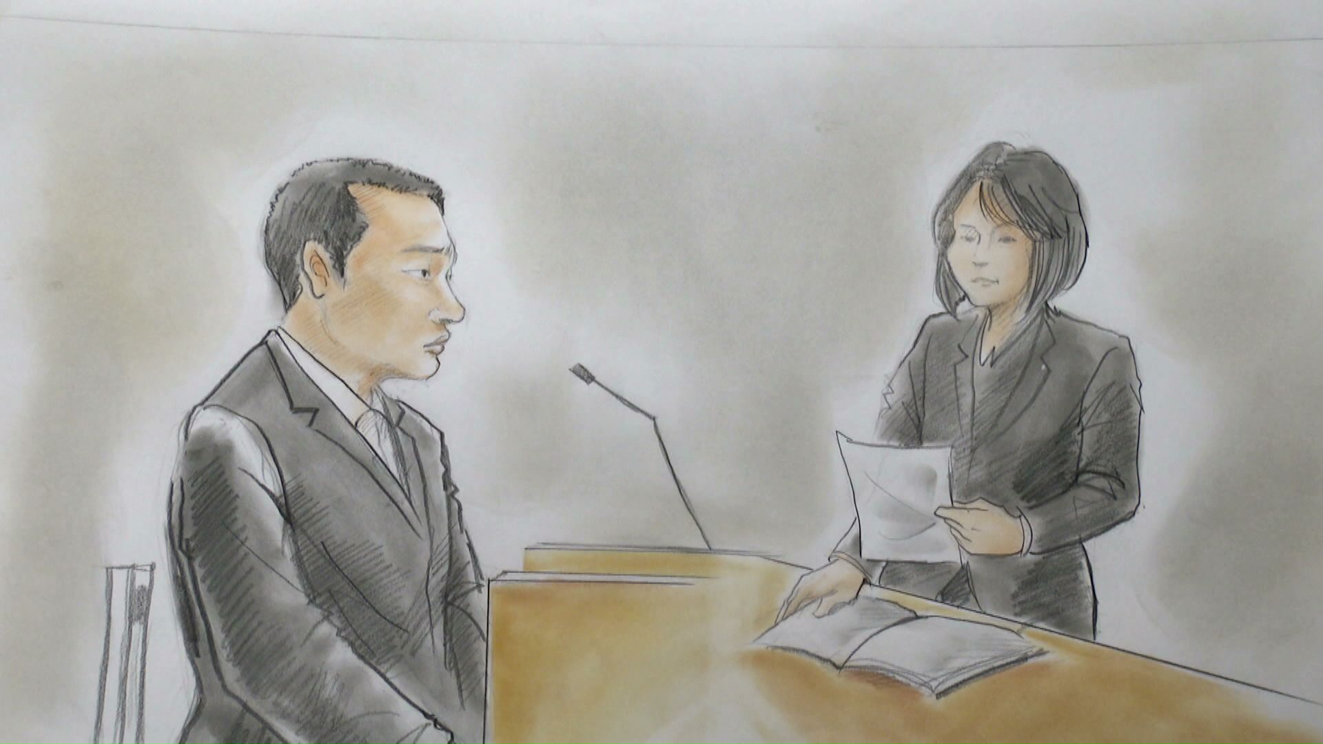 法廷で初めて謝罪した滝沢海裕被告
