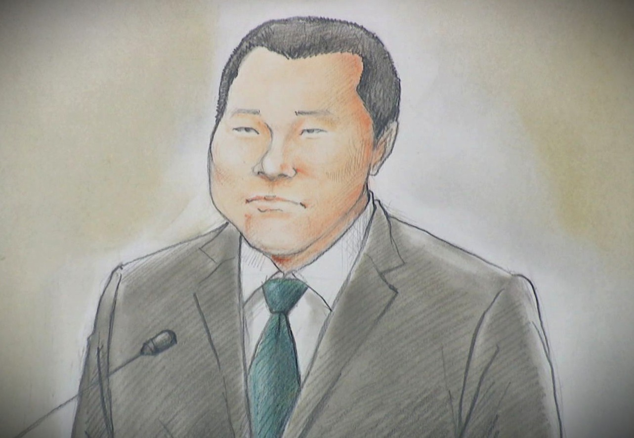 イラスト）暴行や強盗の主犯格とされる川口侑斗被告