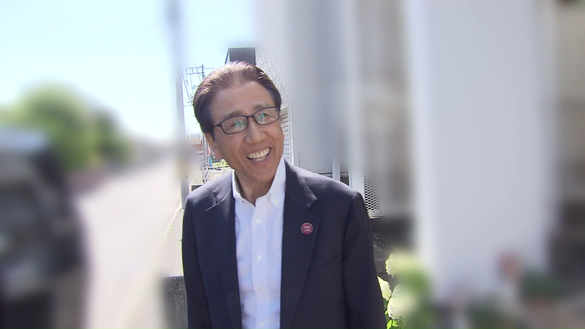 秋元克広札幌市長 札幌市内(6月12日午前9時ごろ)