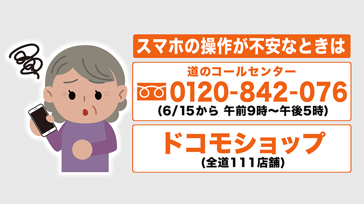 スマホ操作の問い合わせ窓口