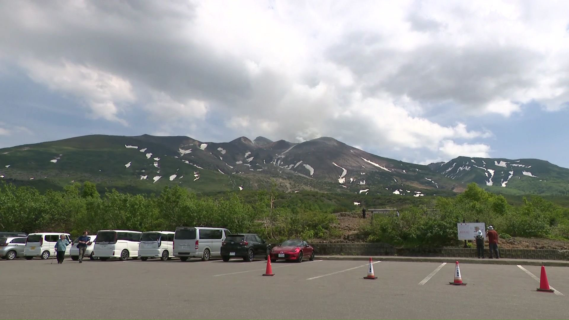 6月18日の十勝岳