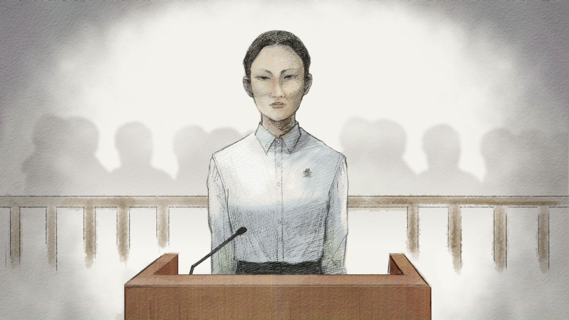 内田被告(イラスト)