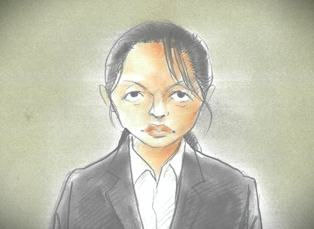 川村葉音被告(イラスト)