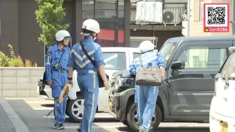 軽自動車が突っ込んだ