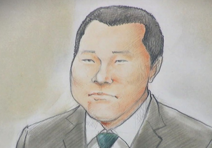 暴行の主犯格とされる川口侑斗被告(当時18) イラスト