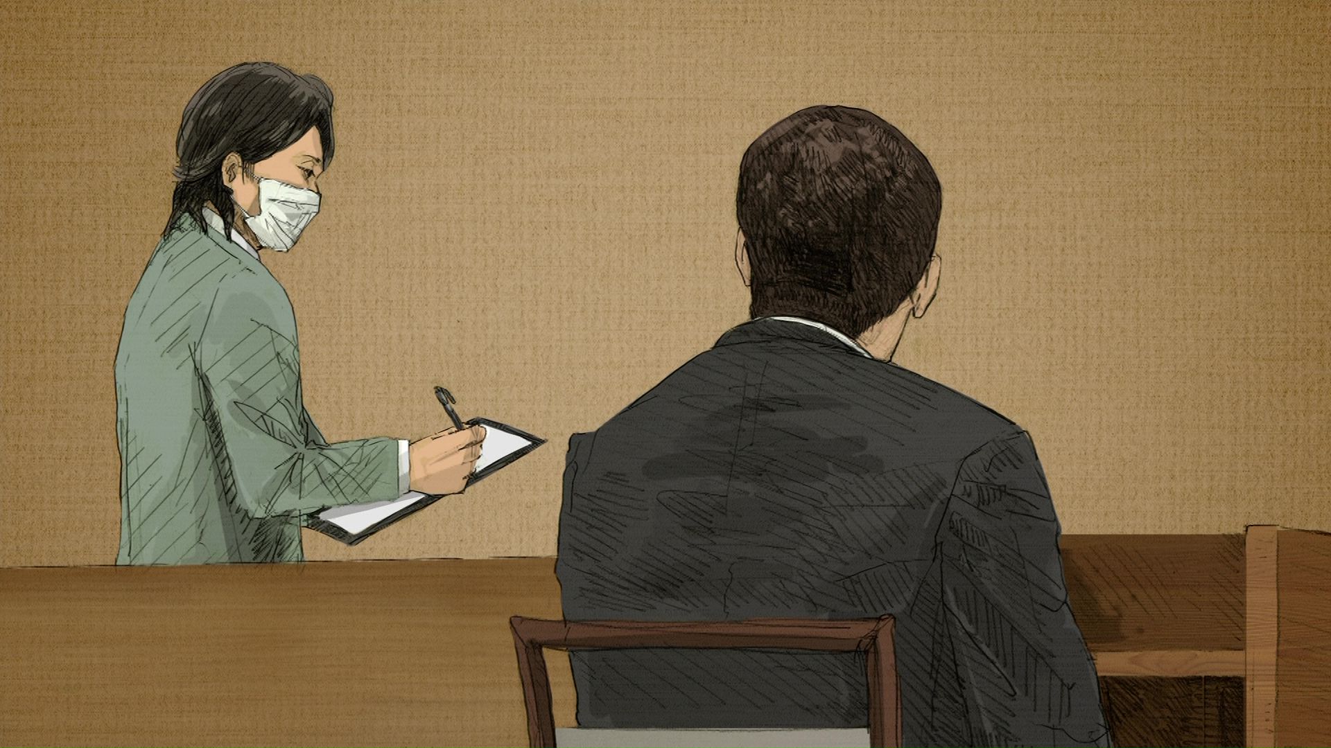 八木原被告の言動を気にして暴力をとめることができなかったと供述